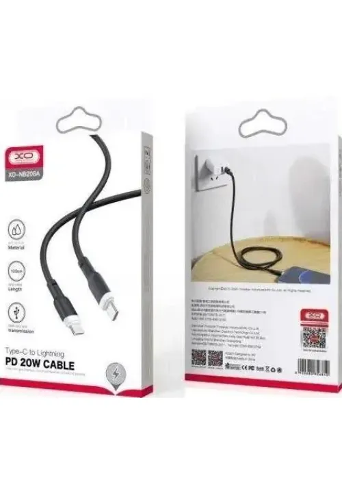 Кабель Type-c to Lightning XO NB208A 20W