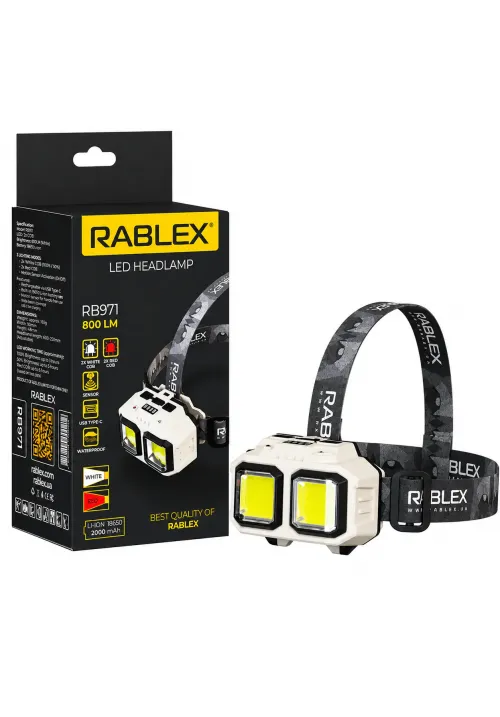 Налобный фонарь RABLEX RB-971
