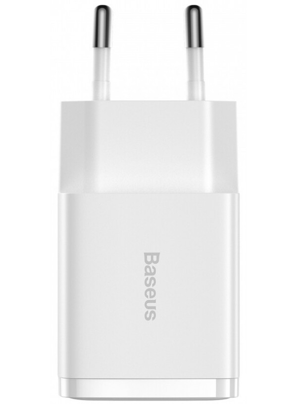 Зарядний пристрій Baseus Compact 2U 10.5W (CCXJ010202) білий