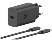 Зарядное устройство для MOTOROLA 68W USB-С + кабель 1m (PG38C06281) черный