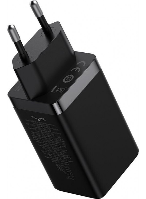 Зарядний пристрій Baseus 65W GaN5 Pro 2C+U(CCGP120201) чор
