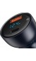 Зарядний пристрій Baseus Particular Digital Display QC+PPS Dual Quick Charger Car Charger, Dark Gray (CCKX-C0G)