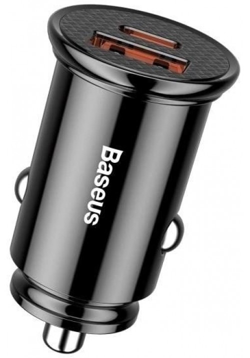Автомобільний зарядний пристрій Baseus U+C 30W (CCALL-YS01) чорний