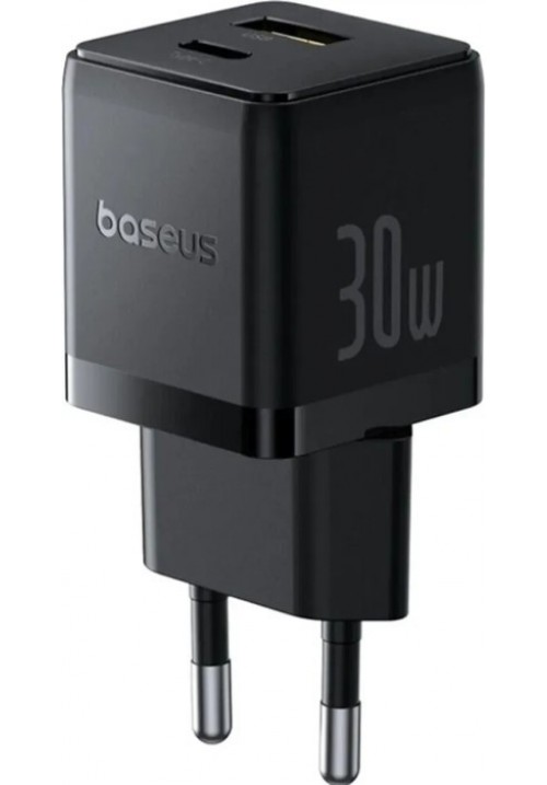 Зарядний пристрій Baseus C+U 30W (P1011160A113-00)чорний