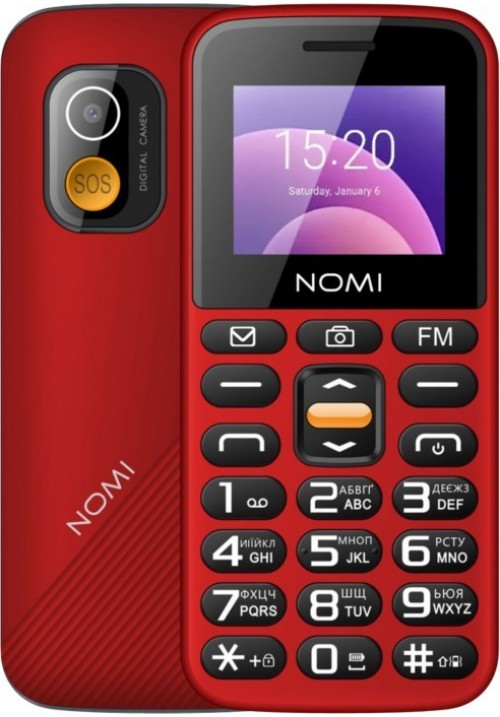Мобільний телефон Nomi i1820 Red (червоний)