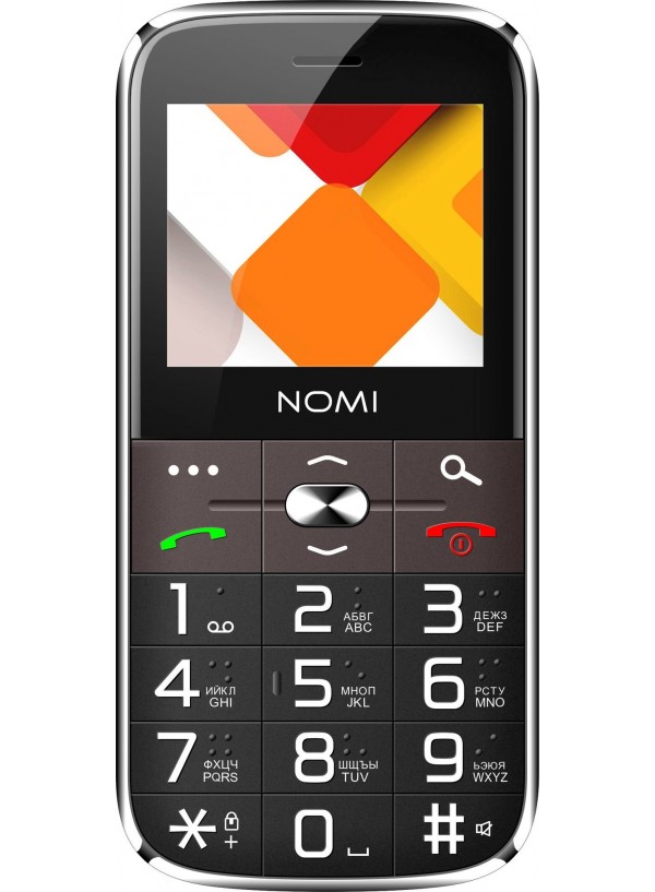 Мобильный телефон Nomi i220 Black (Чорний)