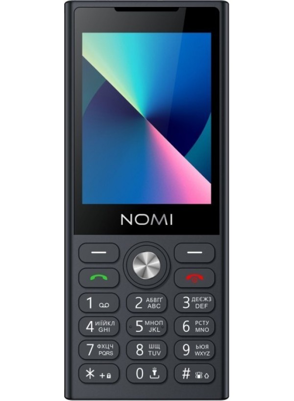 Мобільний телефон Nomi i2841 Black (чорний)