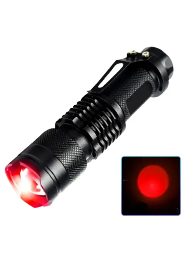 Ліхтарик ручний 1хАА/1x14500 K11-XPE-Red (один режим)