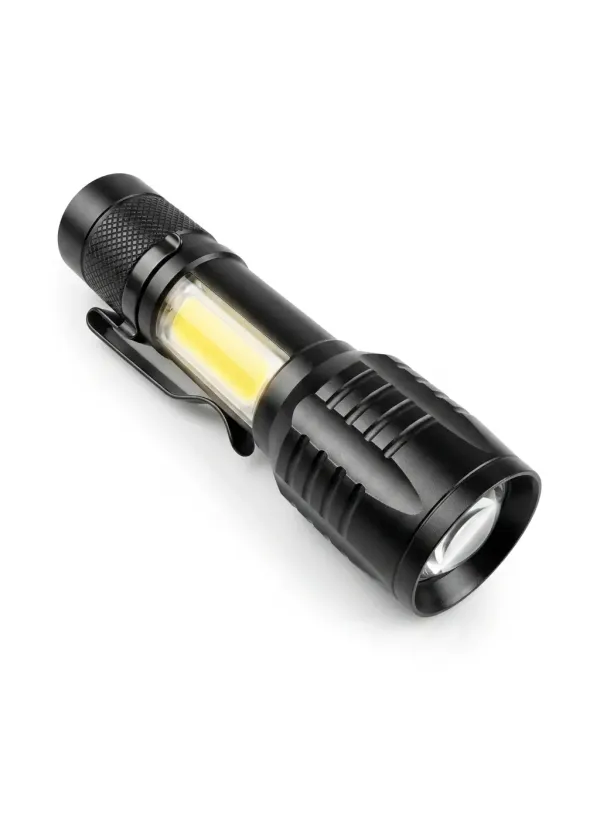 Ручний міні ліхтар microUSB BL-535 (XPE+COB)