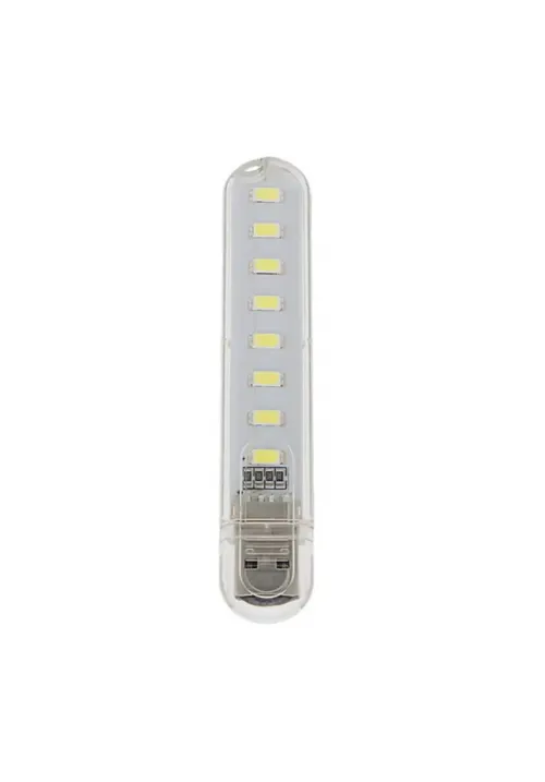USB ліхтар лампа світлодіодна 8LED (працює від повербанку)