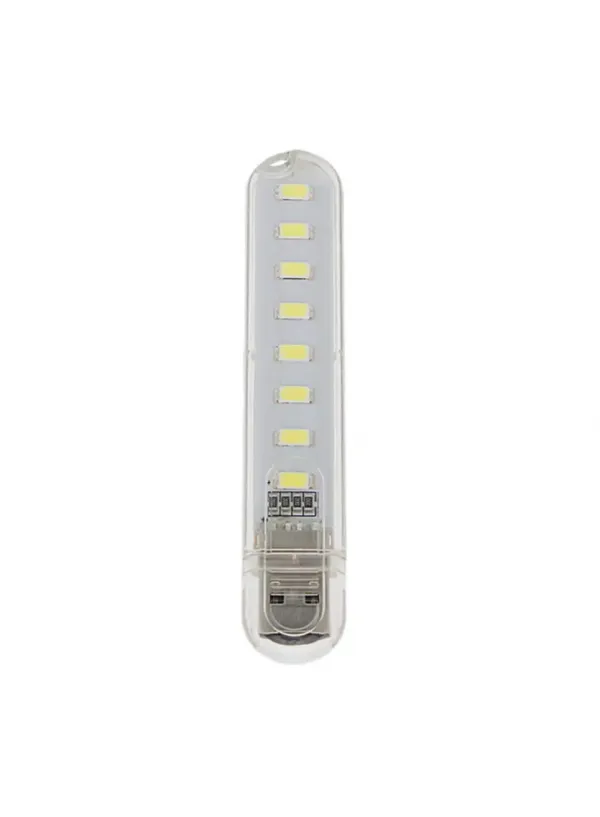 USB ліхтар лампа світлодіодна 8LED (працює від повербанку)