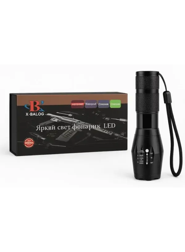 Світлодіодний ліхтар Червоний+Білий BL-1831-3-RED