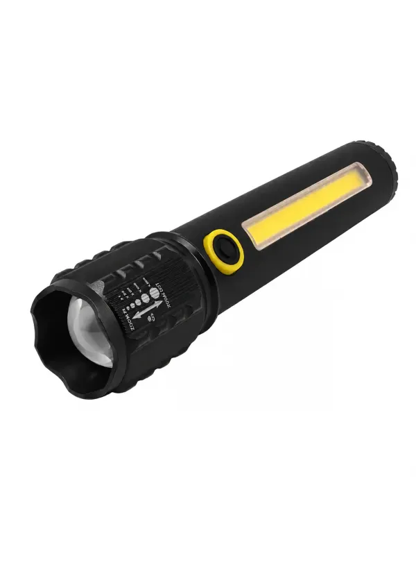 Ручний ліхтар із USB Charge BL-C73 (P50+COB)