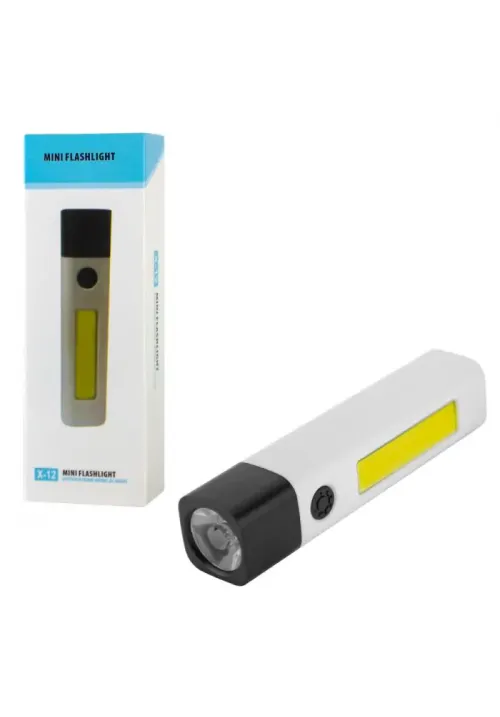 Ліхтарик ручний ліхтар X12 (LED+COB)