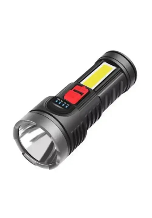 Ручной пластиковый фонарь с Type-C BL-822 (LED+COB)
