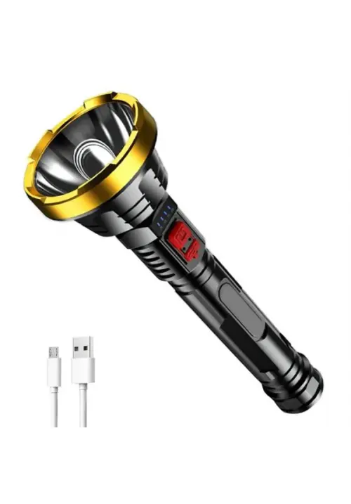 Ліхтарик ручний ліхтар із microUSB 81019 (пластиковий)