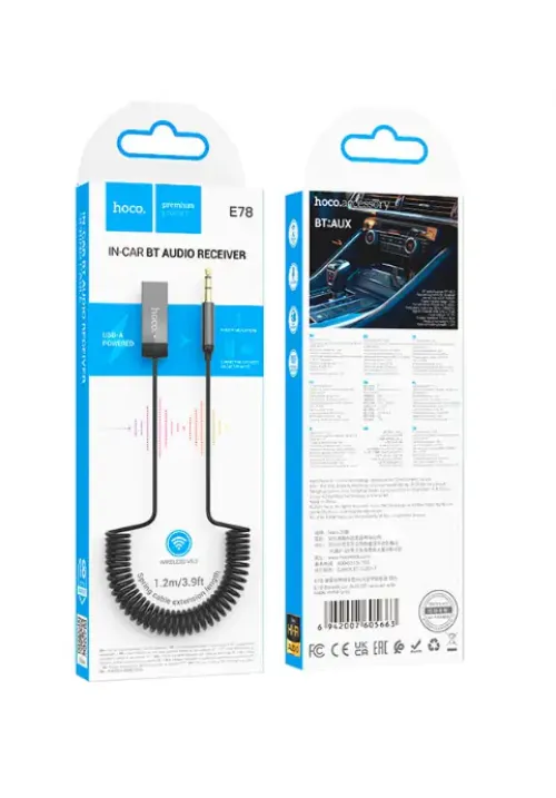 Bluetooth приемник 1.2м HOCO E78 (BTv5.3)