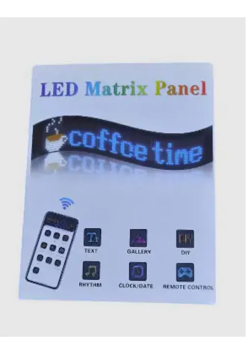 Гибкий экран LED wifi RGB 120x595mm