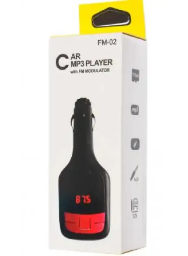 ФМ модулятор трансмітер USB AUX FM 02