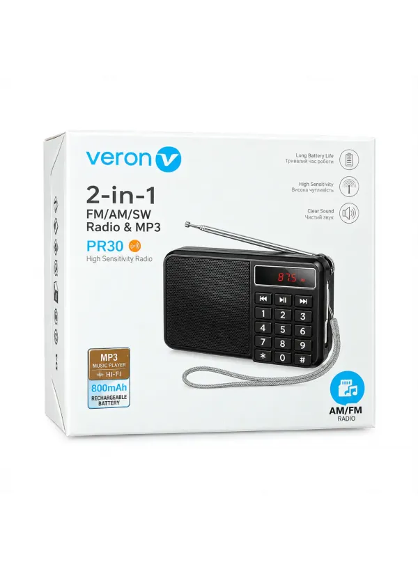 Радіоприймач Veron PR30