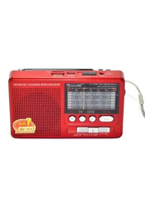 Радіоприймач з Bluetooth (знімний акб) GOLON 182
