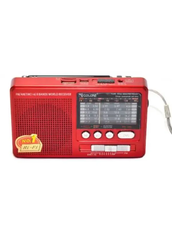 Радіоприймач з Bluetooth (знімний акб) GOLON 182