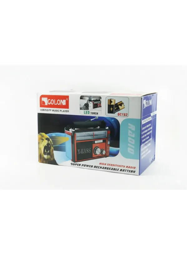 Приймач радіо с bluetooth GOLON RX-382 (BT)