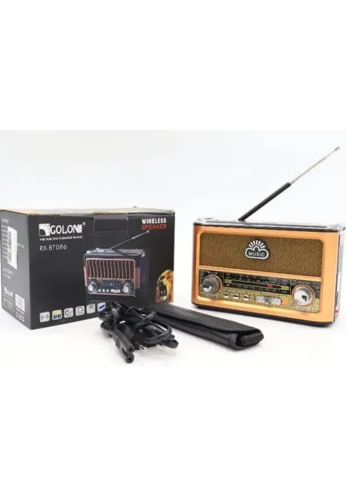Радіоприймач з bluetooth GOLON RX-BT087