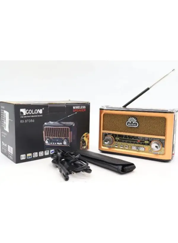 Радіоприймач з bluetooth GOLON RX-BT087