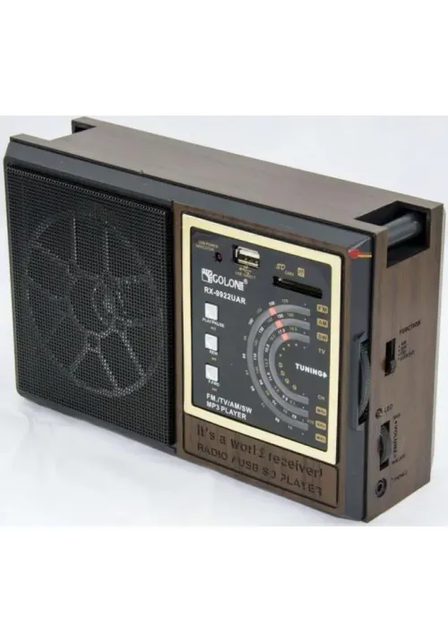 Радіоприймач FM FM акмуляторний всехвильовий GOLON RX-9922