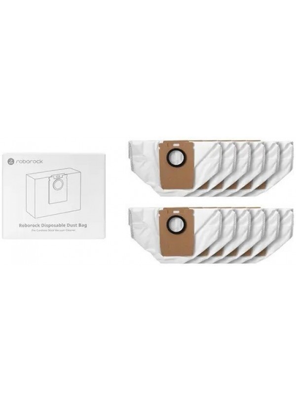 Мішки до пилососу Roborock Disposable Dust bag 8.04.0048, 12 шт