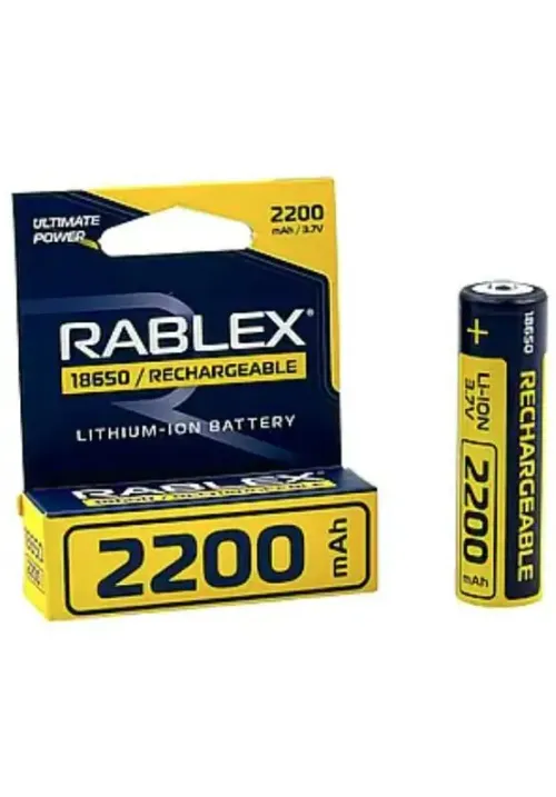 Акумулятор Rablex Li-Ion 18650 (без захисту) 2200mAh