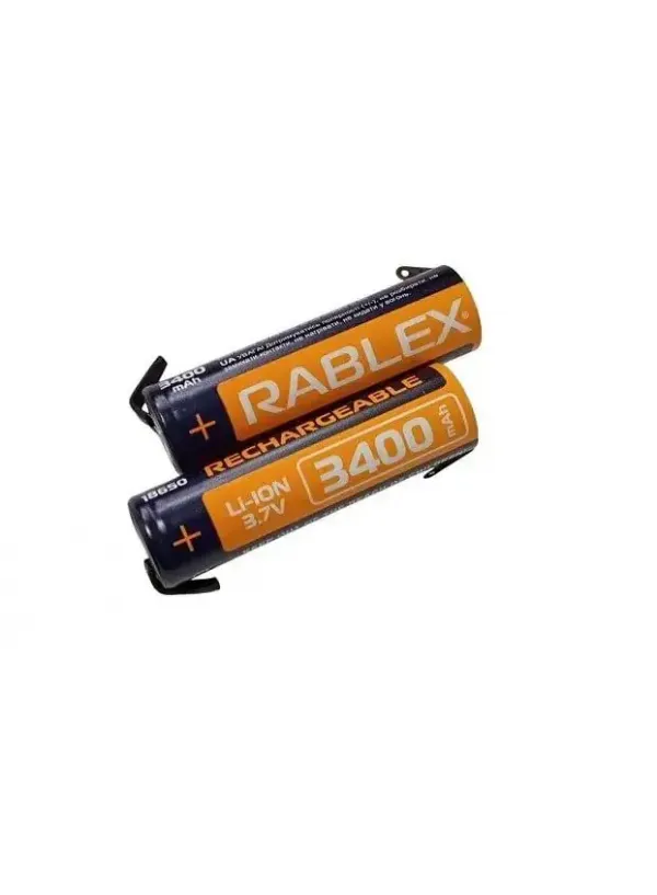 Акумулятор Rablex Li-Ion 18650 (під паяння) 20А 3400mAh