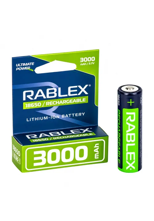 Акумулятор Rablex Li-Ion 18650 (без захисту) 3000mAh