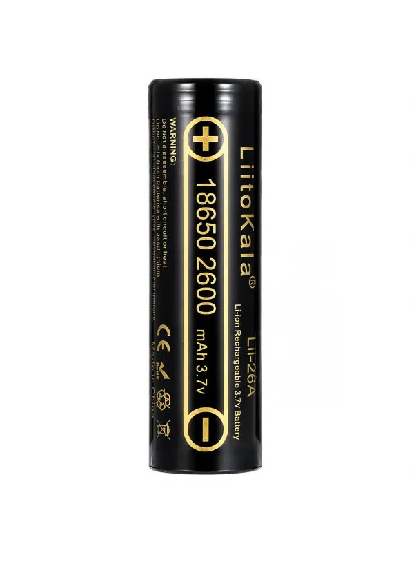 Акумулятор 18650 LitoKala Lii-26A 2600mAh (Original)