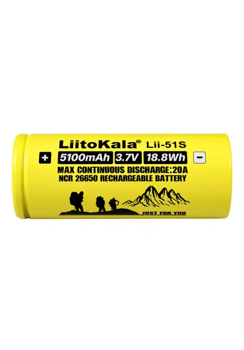 Акумулятор 26650 LitoKala 51S-PCB 5100mAh (Original)