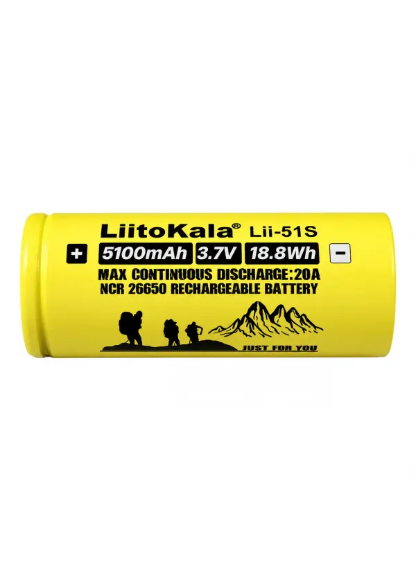 Акумулятор 26650 LitoKala 51S-PCB 5100mAh (Original)