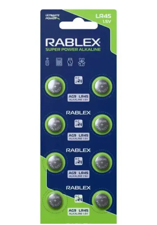 Батарейка для годинника RABLEX AG9/LR936 10шт/блістер (Ціна вказана за 10шт)