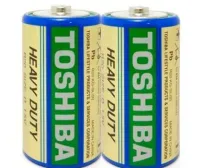 Батарейка сольова TOSHIBA R20/D 2шт/плівка (Ціна вказана за 2шт)