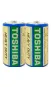 Батарейка сольова TOSHIBA R20/D 2шт/плівка (Ціна вказана за 2шт)