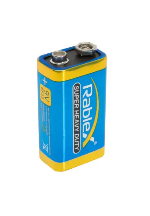 Батарейка сольова RABLEX SUPER HEAVY DUTY 6F22/9V (Крона) 1шт/плівка (Ціна вказана за 1шт) [10]