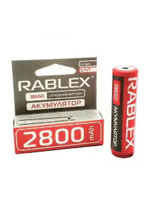 Акумулятор Rablex Li-Ion 18650 (із захистом) 2800mAh