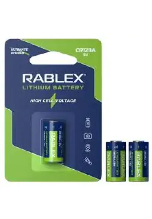 Батарейка літієва RABLEX CR123A/3V 1шт/блістер (Ціна вказана за 1шт)