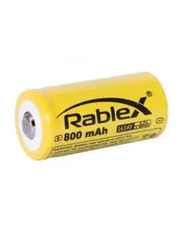Акумулятор RABLEX 16340 для ліхтарів 800mAh RB800A
