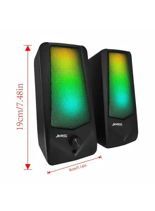 Комп'ютерні колонки (RGB+Bluetooth) USB JEDEL S523