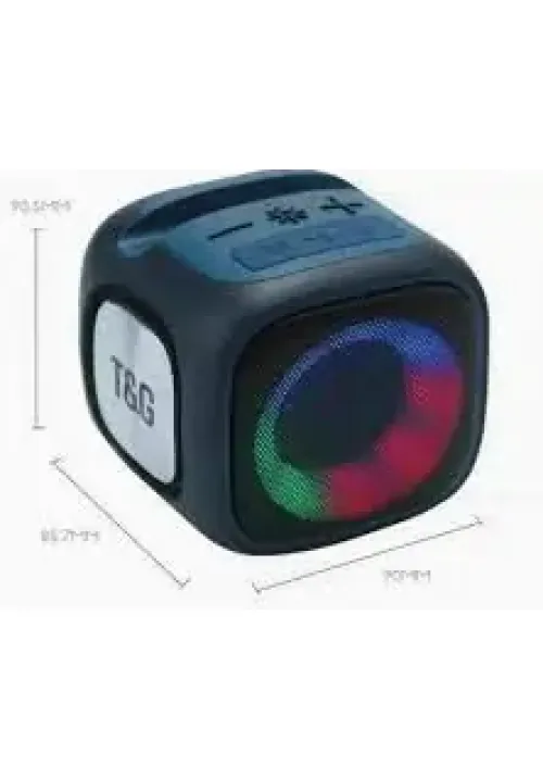 Портативна колонка RGB bluetooth TG-359-B (BLACK)