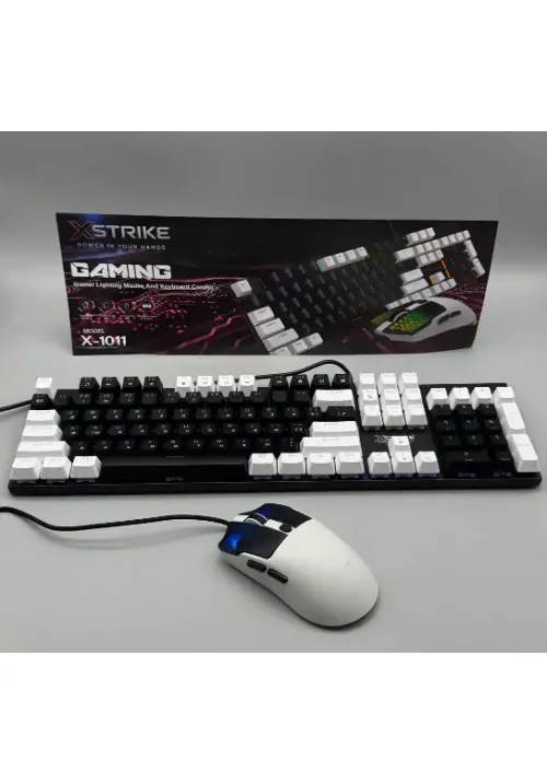 Клавиатура + мышь комплект USB RGB для ПК XSTRIKE X-1011