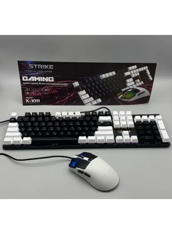Клавіатура + миша комплект USB RGB для ПК XSTRIKE X-1011
