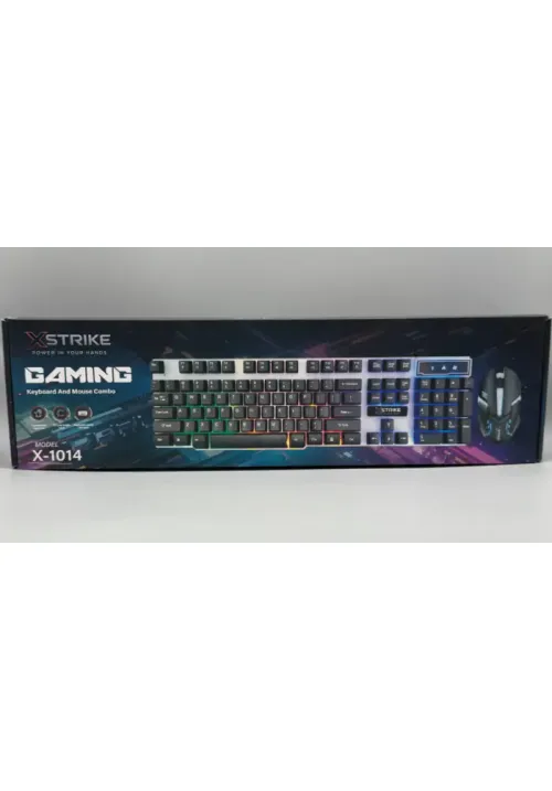 Клавиатура + мышь комплект USB RGB для ПК XSTRIKE X-1014