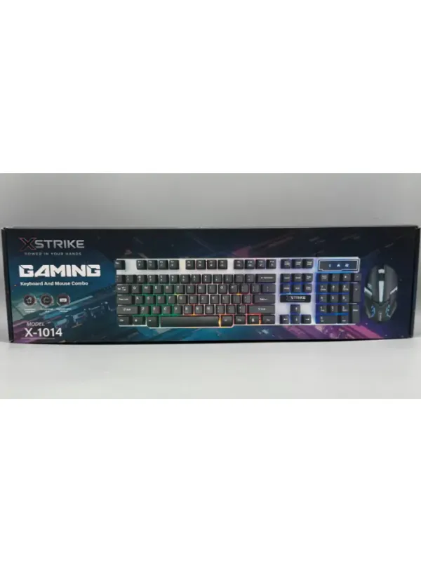 Клавіатура + миша комплект USB RGB для ПК XSTRIKE X-1014